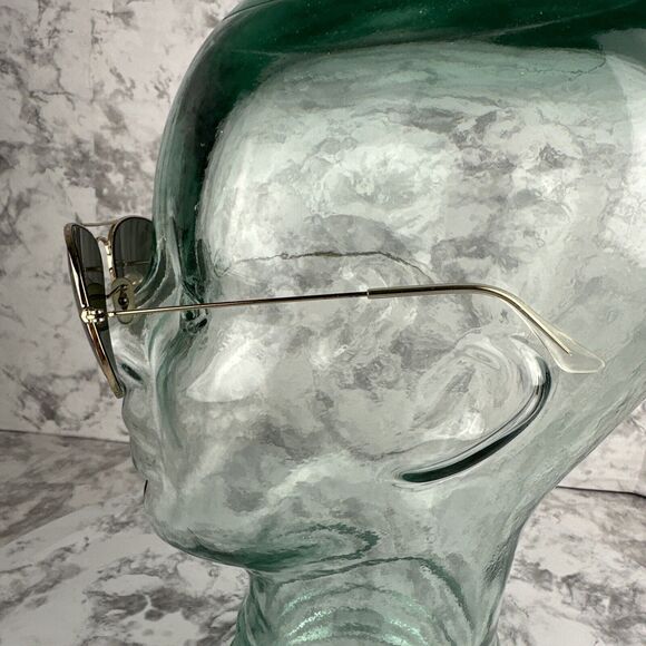 Ray Ban Vintage Aviator Large Gold Metal Sunglasses RB8026 Made in Italy - Picture 4 of 10
